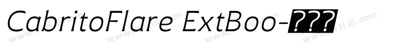 CabritoFlare ExtBoo字体转换